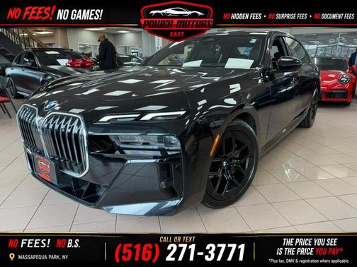 Black Sapphire Metallic 2024 BMW 740 i xDrive
