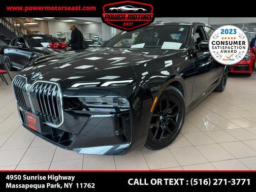 Black 2024 BMW 740 i xDrive