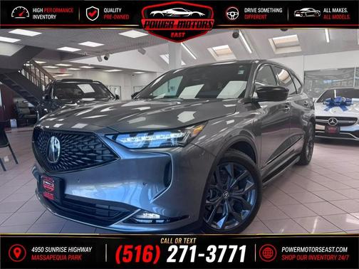 Liquid Carbon Metallic 2023 Acura MDX SH-AWD w/A-Spec Package