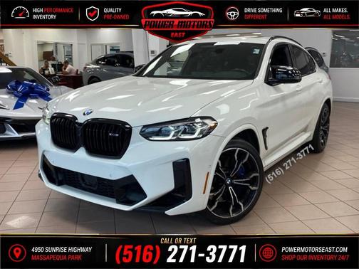 Alpine White 2022 BMW X4 M AWD