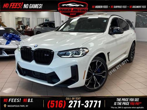 Alpine White 2022 BMW X4 M AWD
