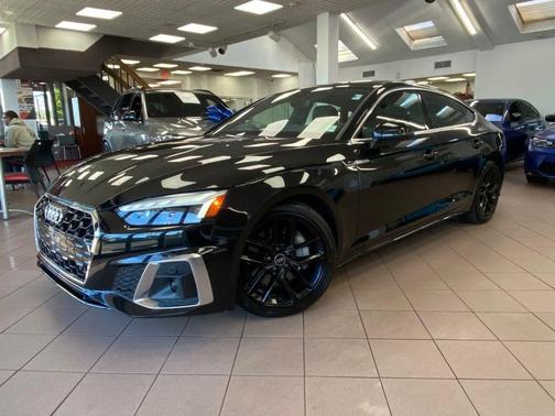 Mythos Black Metallic 2024 Audi A5 Sportback 45 S Line Premium Plus