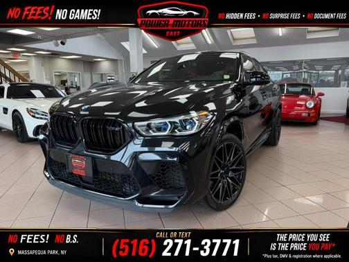 Black Sapphire Metallic 2022 BMW X6 M Base