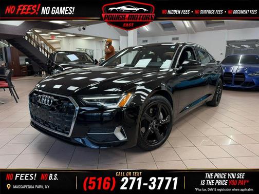 Black 2024 Audi A6 45 Premium Plus
