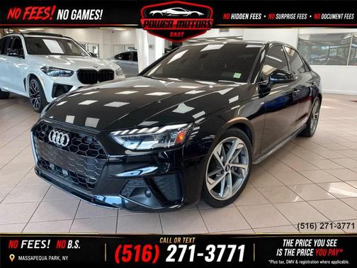 Mythos Black Metallic 2021 Audi A4 45 S line Premium Plus