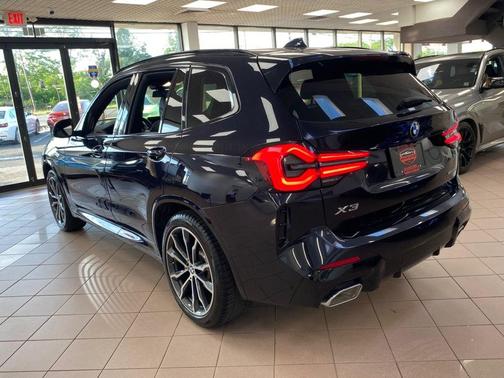 Carbon Black Metallic 2022 BMW X3 xDrive30i