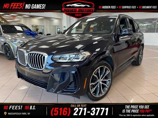Carbon Black Metallic 2022 BMW X3 xDrive30i