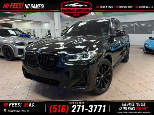 Black 2022 BMW X3 M40i Sports Activity Vehicle