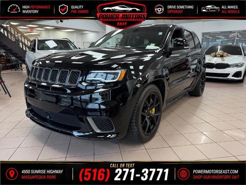 Diamond Black Crystal Pearl 2021 Jeep Grand Cherokee Trackhawk