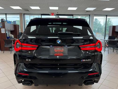Black Sapphire Metallic 2024 BMW X3 M40i Sports Activity Vehicle