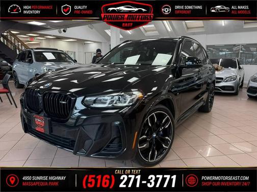 Black Sapphire Metallic 2024 BMW X3 M40i Sports Activity Vehicle