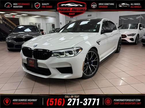 Alpine White 2019 BMW M5 Competition