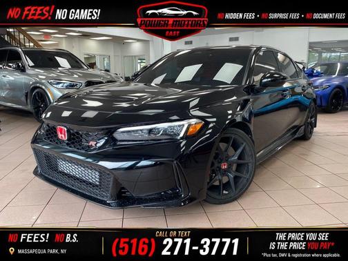 Crystal Black Pearl 2025 Honda Civic Type R Manual