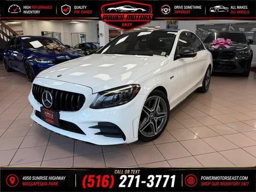 designo Diamond White Metallic 2020 Mercedes-Benz AMG C 43 4MATIC