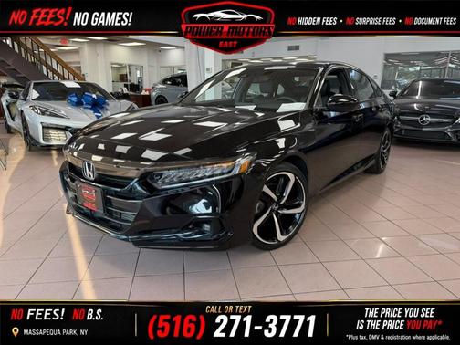 Crystal Black Pearl 2022 Honda Accord Sport 1.5T