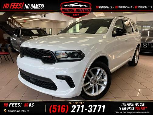 White Knuckle Clearcoat 2023 Dodge Durango GT Premium AWD