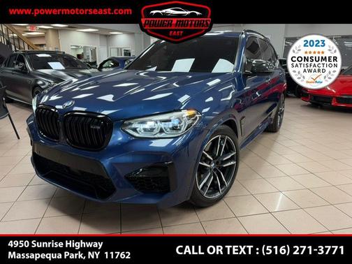 Blue 2020 BMW X3 M AWD