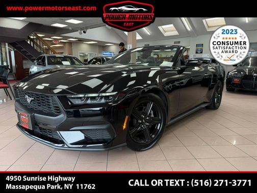 Shadow Black 2025 Ford Mustang EcoBoost Premium