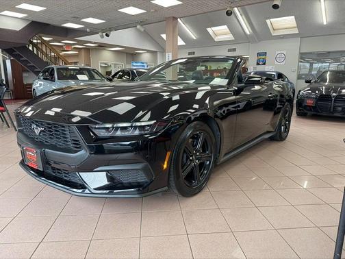 Shadow Black 2025 Ford Mustang EcoBoost Premium