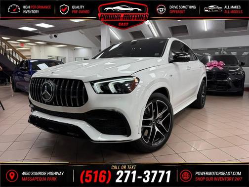 Polar White 2021 Mercedes-Benz AMG GLE 53e 4MATIC Coupe