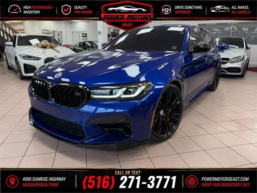 Marina Bay Blue Metallic 2022 BMW M5 Base