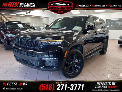 Diamond Black Crystal Pearlcoat 2024 Jeep Grand Cherokee L Limited