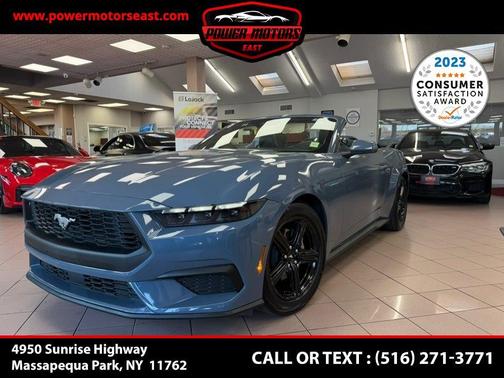 Vapor Blue Metallic 2025 Ford Mustang EcoBoost Premium