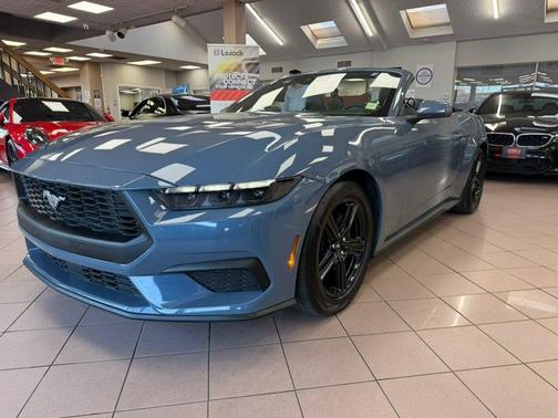 Vapor Blue Metallic 2025 Ford Mustang EcoBoost Premium