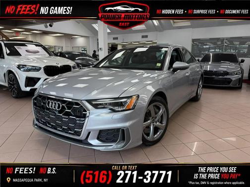 Silver 2024 Audi A6 55 Premium Plus