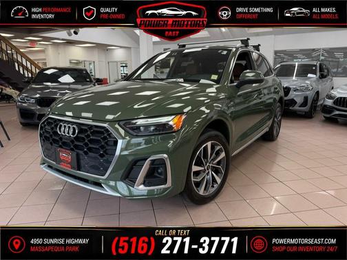 Green 2024 Audi Q5 45 S line Premium Plus