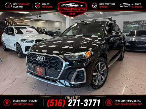 Mythos Black Metallic 2024 Audi Q5 45 S line Premium Plus