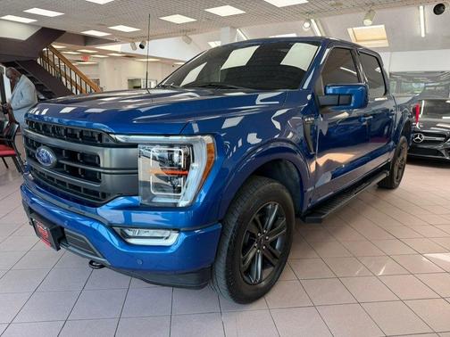 Atlas Blue Metallic 2022 Ford F-150 Lariat