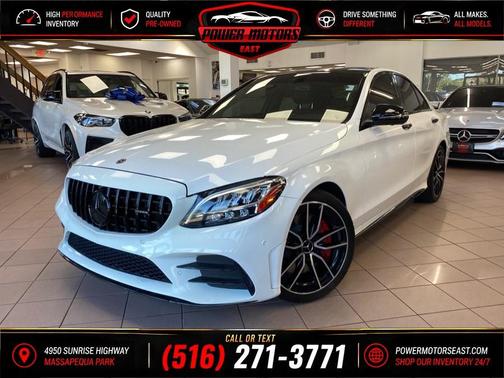 Polar White 2021 Mercedes-Benz AMG C 43 4MATIC