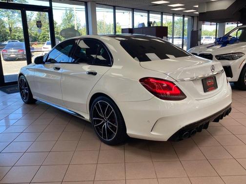 Polar White 2021 Mercedes-Benz AMG C 43 4MATIC