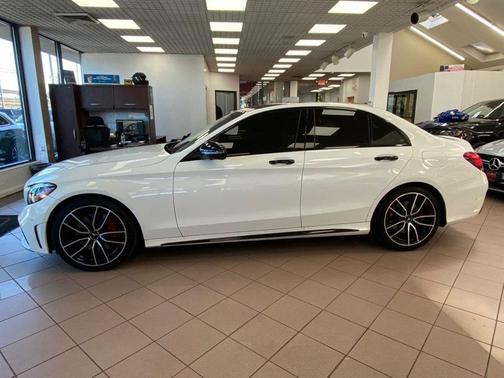 Polar White 2021 Mercedes-Benz AMG C 43 4MATIC