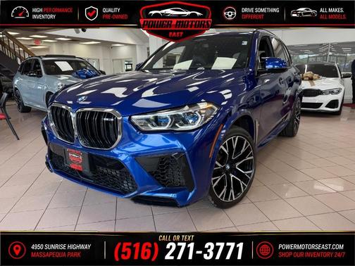 Marina Bay Blue Metallic 2021 BMW X5 M Base