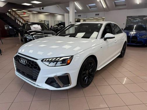 Glacier White Metallic 2024 Audi A4 45 S line Premium Plus