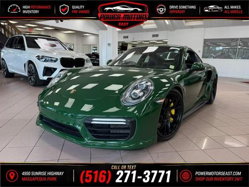 GREEN 2017 Porsche 911 911 Turbo