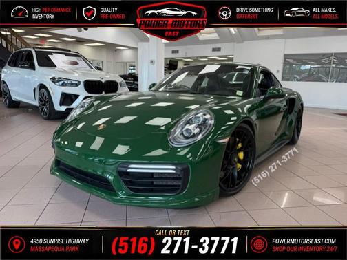 GREEN 2017 Porsche 911 911 Turbo