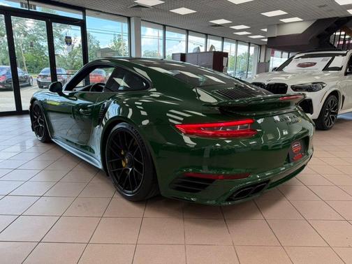 GREEN 2017 Porsche 911 Turbo S