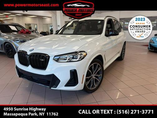 Alpine White 2022 BMW X3 M40i