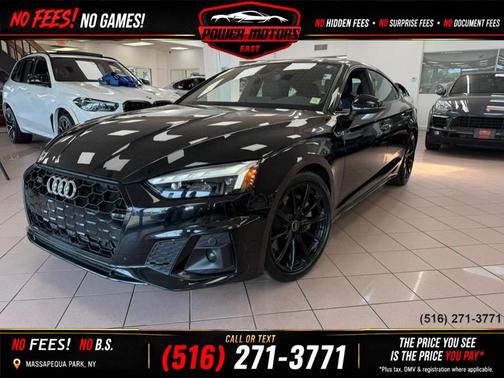 Mythos Black Metallic 2025 Audi A5 Sportback 45 S Line Premium