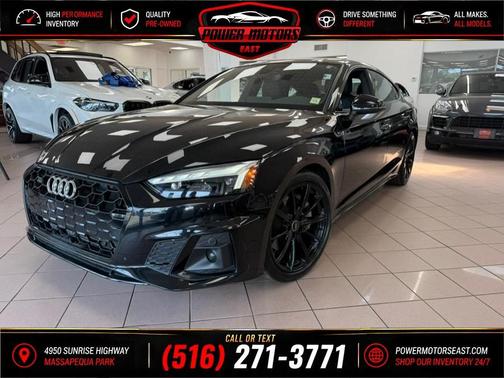 Mythos Black Metallic 2025 Audi A5 Sportback 45 S Line Premium