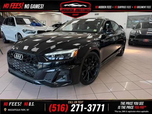 Mythos Black Metallic 2025 Audi A5 Sportback 45 S Line Premium