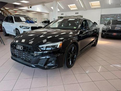 Mythos Black Metallic 2025 Audi A5 Sportback 45 S Line Premium