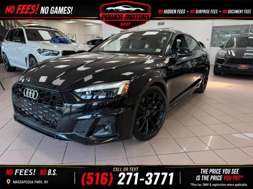 Mythos Black Metallic 2025 Audi A5 Sportback 45 S Line Premium