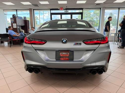 Frozen Pure Grey Metallic 2024 BMW M8 Gran Coupe Competition