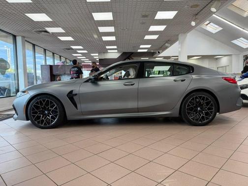 Frozen Pure Grey Metallic 2024 BMW M8 Gran Coupe Competition