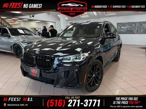 Carbon Black Metallic 2022 BMW X3 M40i Sports Activity Vehicle