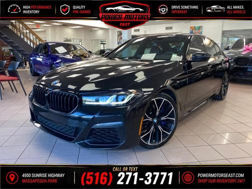 Black Sapphire Metallic 2022 BMW M550 i xDrive